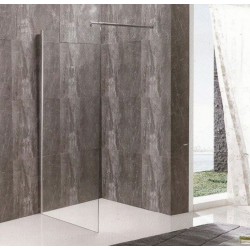 PANEL ΤΖΑΜΙ ΔΙΑ/ΝΕΣ 80*195h/8mm ME ΜΠΡΑΤΣΟ ST/ST 70-120cm