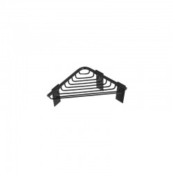 Γωνιακό καλάθι σχαρωτό μαύρο ματ RETI 9631 55 KARAG 15x15x3cm
