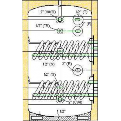 BOILER ΛΕΒΗΤΟΣΤΑΣΙΟΥ BAUHERR 3000L ΜΕ ΔΥΟ ΑΦΑΙΡΟΥΜΕΝΟΥΣ ΕΝΑΛΛΑΚΤΕΣ BLE-30