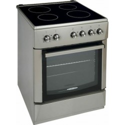 Carad Κουζίνα 64lt με Κεραμικές Εστίες Π60εκ. Inox