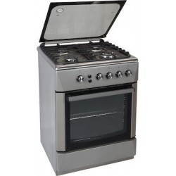 Carad Κουζίνα 64lt με Εστίες Υγραερίου Π60εκ. Inox