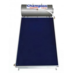 ΗΛΙΑΚΟΣ ΘΕΡΜΟΣΙΦΩΝΑΣ CHAMPION SOLAR 120L/1X2m² CS120-2EH ΟΡΙΖ ΤΡΙΠΛΗΣ ΕΝΕΡΓΕΙΑΣ ΚΕΡΑΜΟΣΚΕΠΗΣ