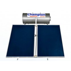 ΗΛΙΑΚΟΣ ΘΕΡΜΟΣΙΦΩΝΑΣ CHAMPION SOLAR 150L/2X1,5m² CS150-3E ΤΡΙΠΛΗΣ ΕΝΕΡΓΕΙΑΣ ΤΑΡΑΤΣΑΣ