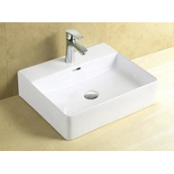 DESIGN CERAMICA ΝΙΠΤΗΡΑΣ AMALFI HOLE 50-WHITE 50X42X12.5 ΜΕ ΥΠΕΡΧΕΙΛΙΣΗ ΚΑΙ ΟΠΗ ΓΙΑ ΜΠΑΤΑΡΙΑ