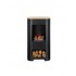 Dimplex Natur 120 Επιδαπέδιο Ηλεκτρικό Τζάκι 2000W 68.8x124.6cm Μαύρο