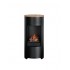 Dimplex Fyr 127 Επιδαπέδιο Ηλεκτρικό Τζάκι 2000W 60.6x131cm Μαύρο