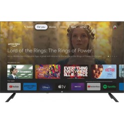 GOOGLE TV LED 43" ULTRA HD F&U FLG43140UH ΜΑΥΡΗ
