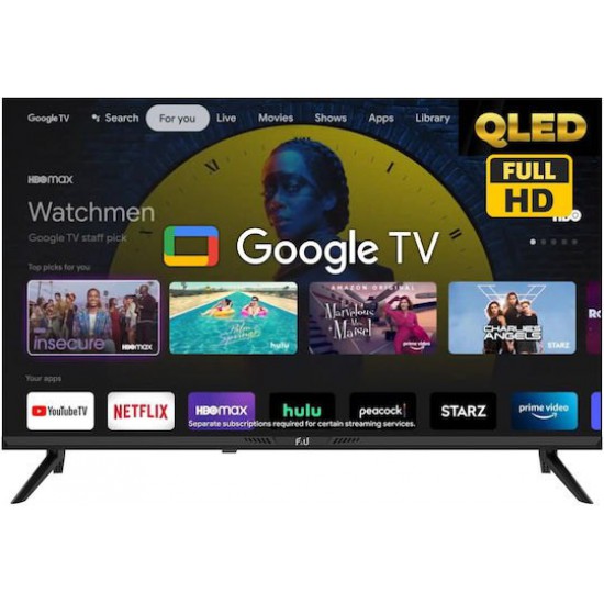 GOOGLE QLED TV LED 32" FULL HD F&U FLG32141QL ΜΑΥΡΗ GOOGLE QLED TV LED 32" FULL HD F&U FLG32141QL ΜΑΥΡΗ