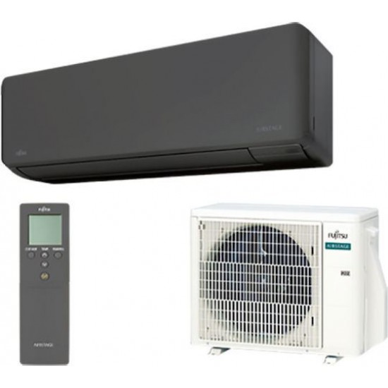 Fujitsu Series KM ASEH Κλιματιστικό Inverter 14000 BTU A++/A++ με WiFi Black Fujitsu Series KM ASEH Κλιματιστικό Inverter 14000 BTU A++/A++ με WiFi Black