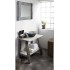 FURNIBATH EUTERPE ΣΕΤ ΕΠΙΠΛΟ ΜΠΑΝΙΟΥ ΣΤΑΧΤΙ 80x72x46cm ΜΕ ΚΑΘΡΕΦΤΗ 80x60cm ΚΑΙ ΝΙΠΤΗΡΑ 42x14x42cm