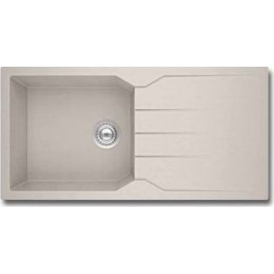 NOVELA  ΝΕΡΟΧΥΤΗΣ ΓΡΑΝΙΤΗ 100X50 1 ΓΟΥΡΝΑ+ΠΟΔΙΑ  ΓΡΑΝΙΤΗ  ΛΕΥΚΟ#