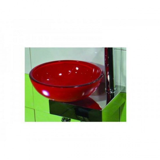GLASS KARE - ΝΙΠΤΗΡΑΣ ΓΥΑΛΙΝΟΣ Φ31,5 RED_