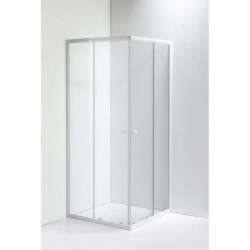 BIANCA -  ΚΑΜΠΙΝΑ 4/ΓΩΝΗ 80*80 ΛΕΥΚΗ  ΓΥΑΛΙ ΔΙΑΦΑΝΕΣ 5 mm ΣΧΕΤΗ_