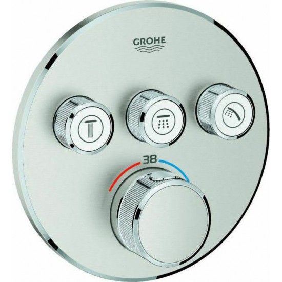 GROHE SMART CONTROL 29121DCO ΘΕΡΜΟΣΤΑΤΙΚΗ ΜΠΑΤΑΡΙΑ 3 ΕΞΟΔΩΝ GROHE SMART CONTROL 29121DCO ΘΕΡΜΟΣΤΑΤΙΚΗ ΜΠΑΤΑΡΙΑ 3 ΕΞΟΔΩΝ