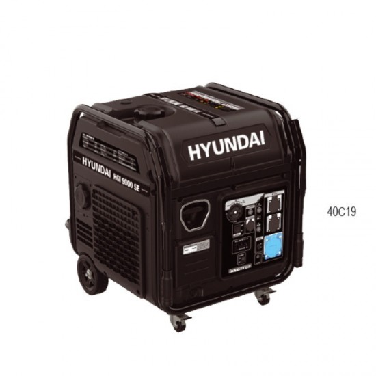 Hyundai HGI 9000SE Γεννήτρια Βαλιτσάκι Inverter Βενζίνης Τετράχρονη με Μίζα και Μέγιστη Ισχύ 9kVA