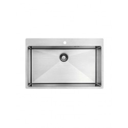 Macart Star/10 N-100 Xl Ένθετος Νεροχύτης Inox Σατινέ Μ86xΠ51cm