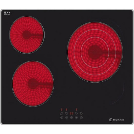 ΚΕΡΑΜΙΚΗ ΕΣΤΙΑ MORRIS MVF-65393 3 ΕΣΤΙΩΝ (5 ΖΩΝΕΣ)