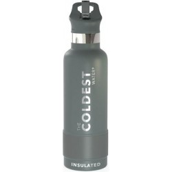Proteas Filter Μπουκάλι Θερμός Ανοξείδωτο 621ml Γκρι με Καλαμάκι