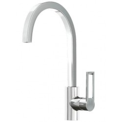 Sanitec Quattro Μπαταρία Κουζίνας Πάγκου Chrome 00-02-00231