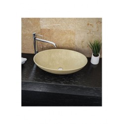 Sanitec Gaia Επικαθήμενος Νιπτήρας Πορσελάνης 46.5x46.5cm White