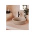 Sanitec Beige Rock Επικαθήμενος Νιπτήρας Πορσελάνης 40x40cm Μπεζ