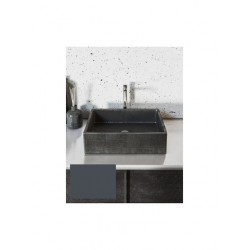 Sanitec Castello Επικαθήμενος Νιπτήρας Πορσελάνης 52x39cm Anthracit