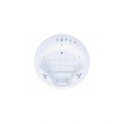 Sanitec Joanna Μπανιέρα Ακρυλική με Υδρομασάζ 175x175cm JOANNA 605
