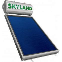 ΗΛΙΑΚΟΣ ΘΕΡΜΟΣΙΦΩΝΑΣ ΤΡΙΠΛΗΣ ΕΝΕΡΓΕΙΑΣ SKYLAND GLASS 150Lt/2.58m²