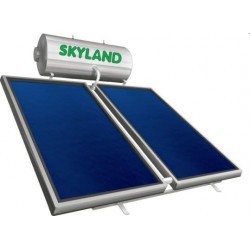 ΗΛΙΑΚΟΣ ΘΕΡΜΟΣΙΦΩΝΑΣ ΔΙΠΛΗΣ ΕΝΕΡΓΕΙΑΣ SKYLAND GLASS 200Lt/3.10m²