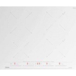 Teka IZC 64630 WH MST Επαγωγική Εστία Αυτόνομη με Λειτουργία Κλειδώματος 60x51εκ. Λευκή