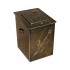 Thermogatz Μεταλλικό Κουτί Αποθήκευσης Ξύλων 34x40x50cm Μπρούτζινο