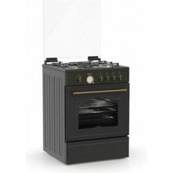 Thermogatz TGS 4222 RUSTIC ANTH Κουζίνα Υγραερίου 49lt με Εστίες Υγραερίου Π60εκ. Inox