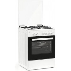 Thermogatz TGS 5021 WH Κουζίνα Υγραερίου 49lt με Εστίες Υγραερίου Π60εκ. Λευκή