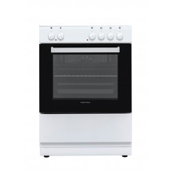 ΗΛΕΚΤΡΙΚΗ ΚΟΥΖΙΝΑ UNITED UFV-60277T ΛΕΥΚΗ ΜΕ ΚΕΡΑΜΙΚΗ ΕΣΤΙΑ