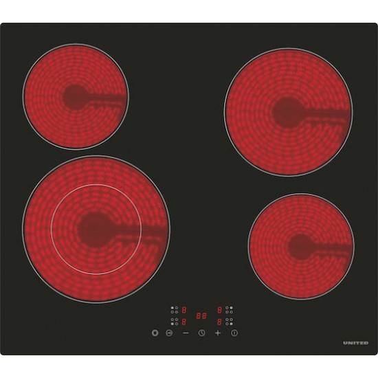 ΚΕΡΑΜΙΚΗ ΕΣΤΙΑ UNITED UBH-60464 5 ΖΩΝΩΝ