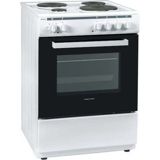 ΗΛΕΚΤΡΙΚΗ ΚΟΥΖΙΝΑ UNITED UFC-68263 ΛΕΥΚΗ 60ΕΚ