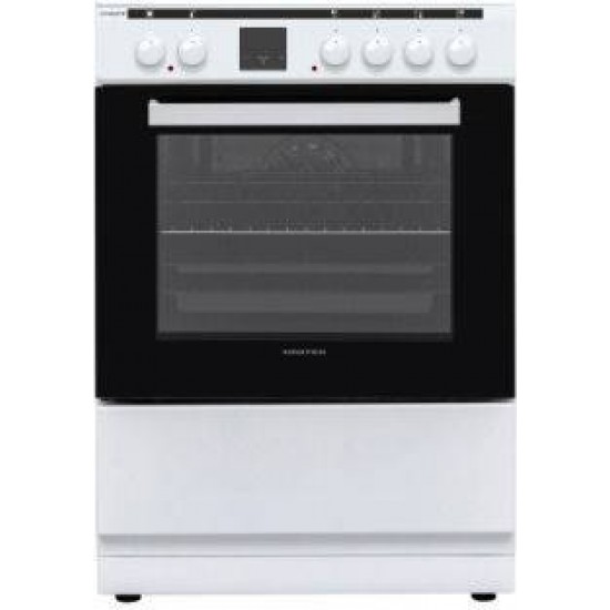 ΗΛΕΚΤΡΙΚΗ ΚΟΥΖΙΝΑ UNITED UFV-68287TP ΛΕΥΚΗ ΜΕ ΚΕΡΑΜΙΚΗ ΕΣΤΙΑ